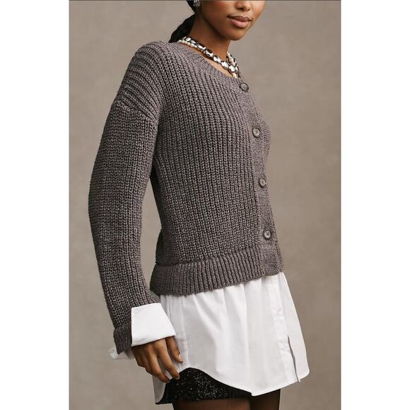 Anthropologie Twofer Cardigan Sweater - New Medium - Picture 4 of 5